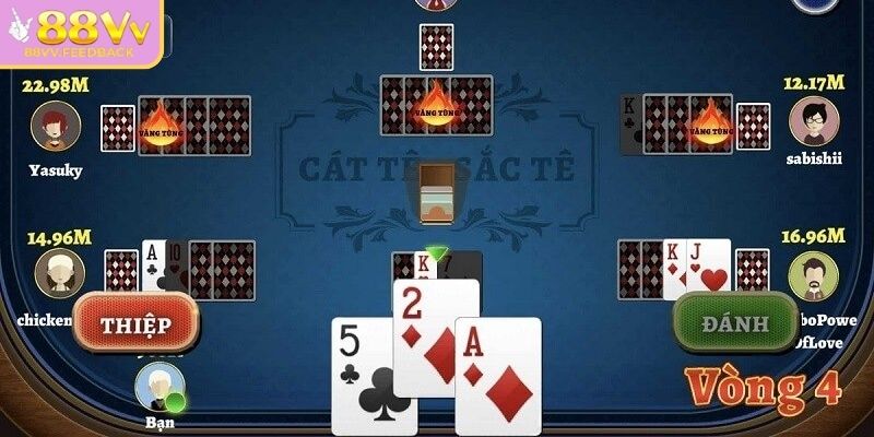 Cát Tê 88VV – Tựa Game Bài Hấp Dẫn Với Luật Chơi Đơn Giản 3 Đọc vị đối thủ qua cách đánh