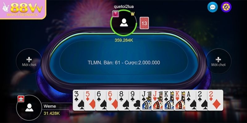 Tiến lên 88VV – Hướng Dẫn Chi Tiết Và Chiến Lược Hiệu Quả 2 Cách chơi Tiến lên 88VV đúng cách