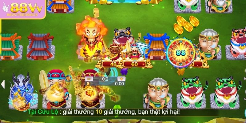 Hệ thống thần linh trong TP Câu cá Phát Tài