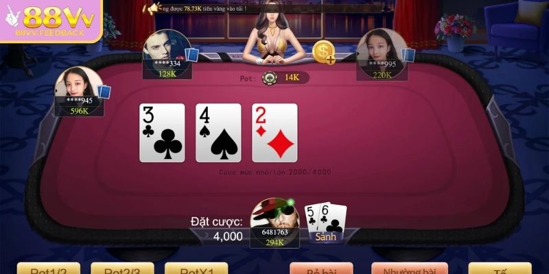 Mẹo chơi xì tố 88VV luôn thắng